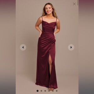 NWT Galina Charmeuse Dress